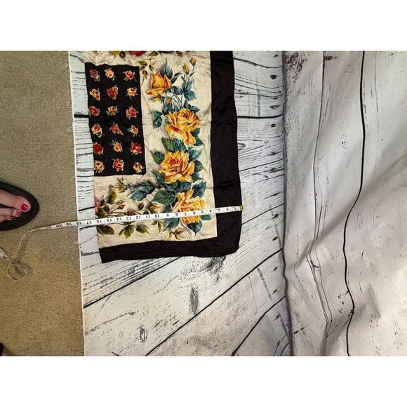 Unbranded Scarf One Size Black Yellow - Picture 5 of 7